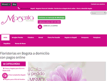 Tablet Screenshot of magentaflores.com